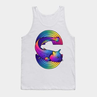 Rainbow Circle Think Tank Top